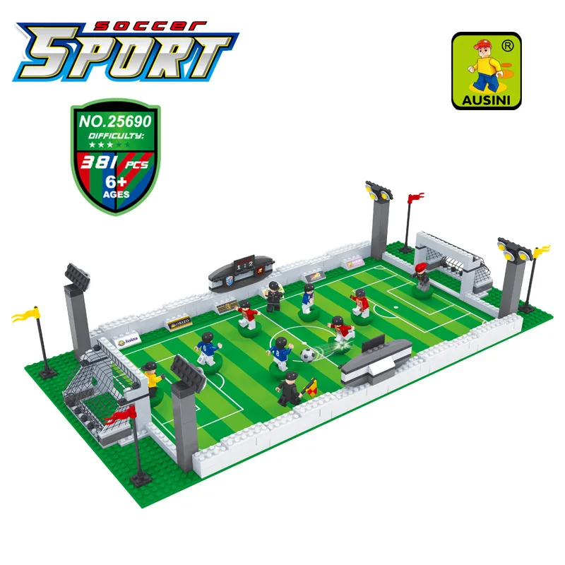

AUSINI Football Field 25690 Educational Assembled Building Blocks Children Plastic DIY Toy Board Game PRE-SALE