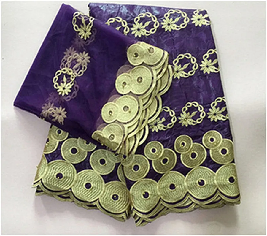 Высокое качество Базен riche getzner с бисером и стразами tissu africain бассейна бисером ткань фиолетовая кружевная ткань