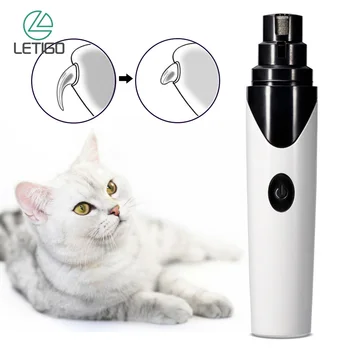 

Rechargeable Dog Pet Nail Grinders USB Charging Pet Nail Clippers Grinder Electric Dog Cat Paws Nail Grooming Trimmer Tools