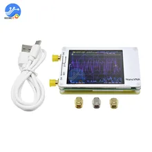 NanoVNA вектор сетевой анализатор ЖК-дисплей цифровой Дисплей 50 кГц-900 МГц Профессиональный коротковолновое MF ВЧ антенна УКВ, СКВ анализатор