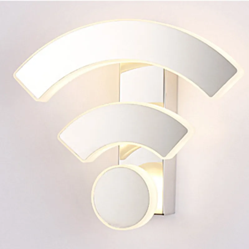 WIFI Wall Light Acrylic Sconce Wandlamp LED Modern Bedroom Bedside Lamp Creative Restaurant KTV Hotel Aisle Corridor Lights