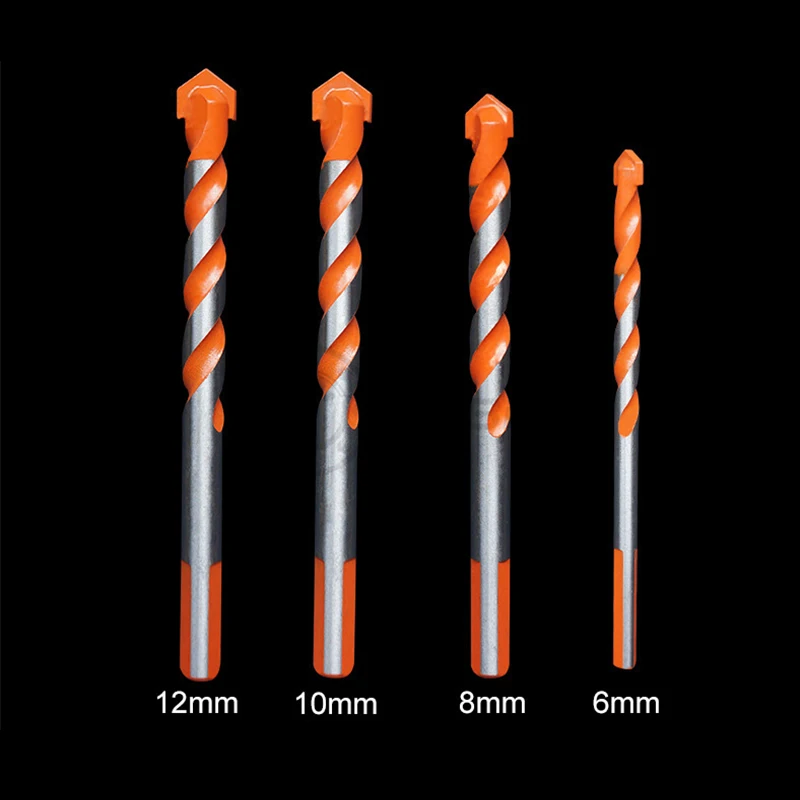 1 шт. и комплект 6 мм-12 мм электрические инструменты алмазные сверла молоток бетон керамическая плитка Металл сверло Круглый хвостовик стены отверстие пилы сверление