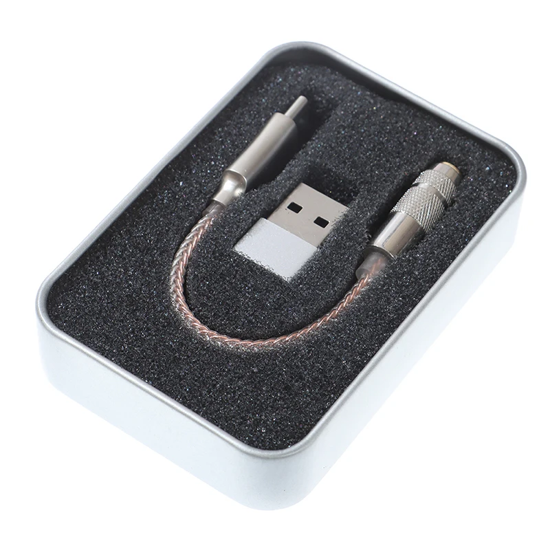Type-C To 3.5mm 32 Bit/384kHz DSD64/128 HiFi DAC Audio Adapter