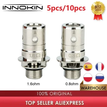

Original 5pcs Innokin Zenith Replacement Coil Cooler 1.6ohm/Warmer 0.8ohm Core for Zentih MTL Tank E-cig Vape Spare Part Coil