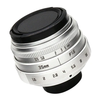 

35mm F1.6 C Mount Camera Lens with Adapter Ring for Sony α7S / α7R / α7 II/ NEX-6/ NEX-5R/ NEX-F3 Etc