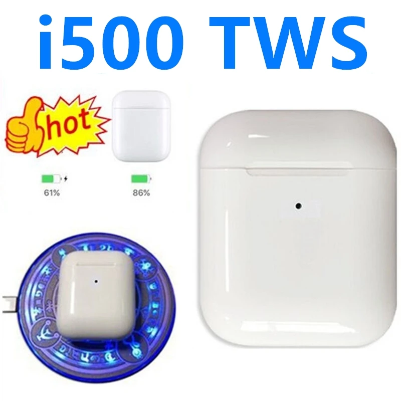 

i500 TWS Bluetooth Earphone 5.0 with Charging Case Touch Control Wireless Headphone with Microphone Sport Waterproof Earphone
