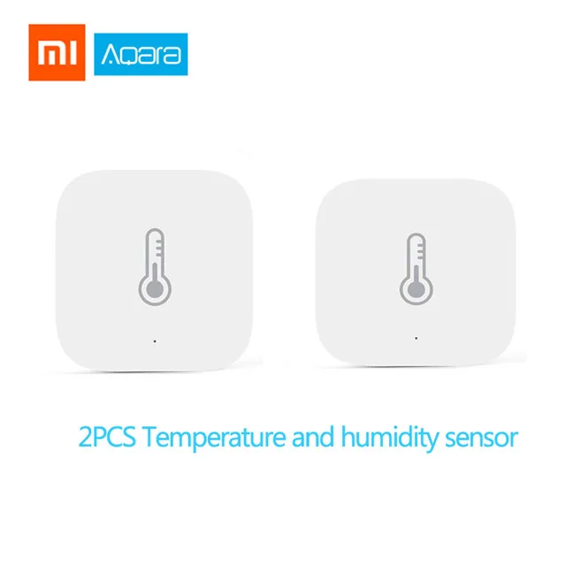 Humidity sensorX2pcs Xiaomi концентратор умный дом Наборы шлюз окна, двери Сенсор человеческого тела стены Беспроводной с переключателем влажности воды Сенсор Камера - Цвет: Humidity sensorX2pcs
