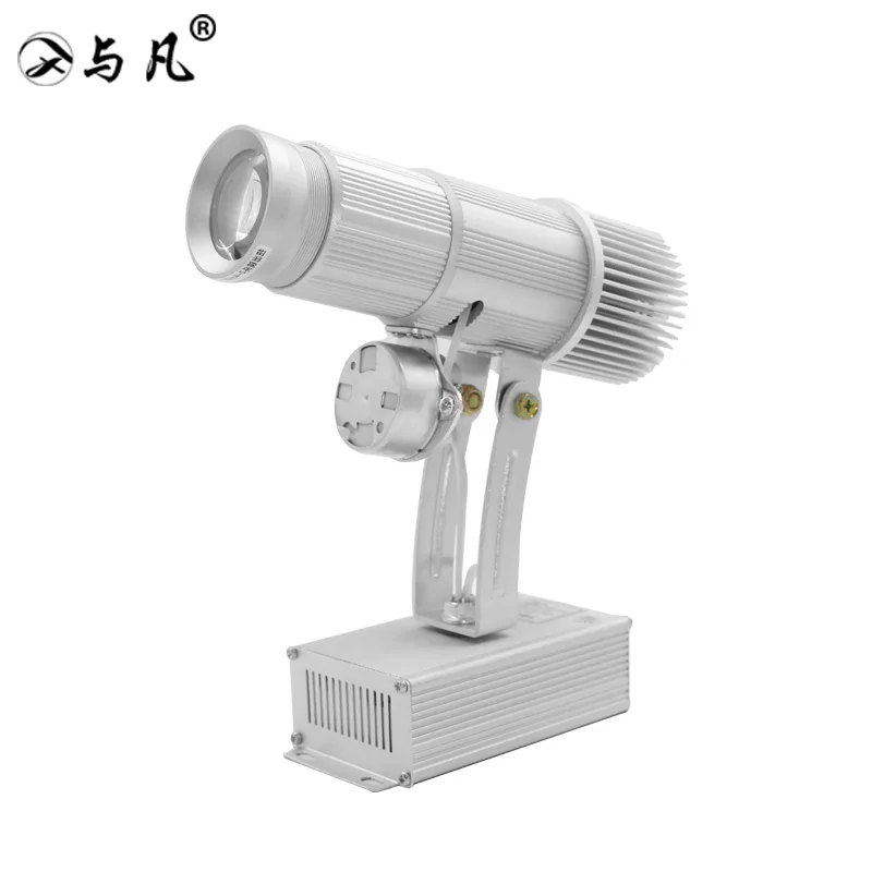 25w-static-led-projection-light-for-headdoor-usage-advertising-gobo-projector-silver-without-remote-control