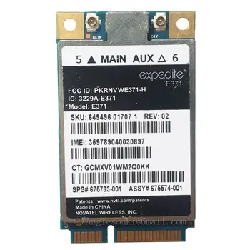 

E371 3G 4G Module GSM,GPRS,UMTS,EDGE,WCDMA,LTE,DC-HSPA+ ATT PCI E Mini WWAN Wireless Card LT2523 675793-001 for HP