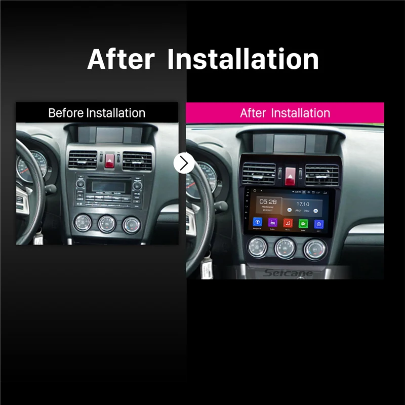 Discount Seicane Car GPS Multimedia Player Android 9.0  RAM 4GB Car Radio for 2014 2015 2016 Subaru Forester With 9 Inch IPS Carplay RDS 2