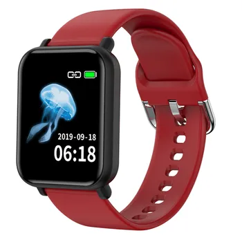 Smart Watch R16 Heart Rate Blood Pressure Bracelet Fitness Tracker Monitor Multi Sports Men Women SMS Call Color Waterproof Band 4
