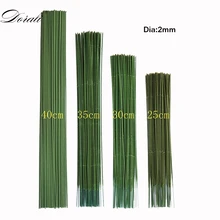 25 шт./лот, стаб для цветов, стебли, бумага/зеленая Цветочная лента, железная проволока, искусственные стабы для цветов, стеблей, ремесло, Декор, мыло, держащий цветы, стебель