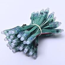 

50pcs DC5V 12mm Full Color RGB LED Pixel Light Module IP68 Waterproof RGB Color Digital LED Christmas String Light