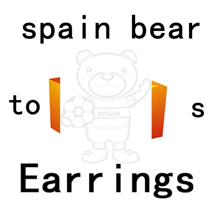 

NEW Store Event Exit Spree To Send Gifts Randomly 925 Sterling Silver Earrings Spain Bear Jewelry Contact Me To The Catalog Buy