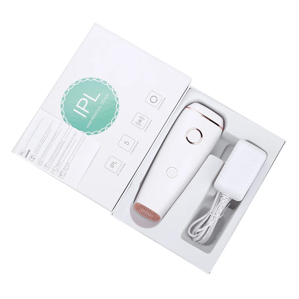 With Retail Box Профессиональная Перманентная IPL лазерная эпиляция машина для удаления волос электрическое женское средство для безболезненного удаления волос устройство для тела лица Бикини - Цвет: With Retail Box