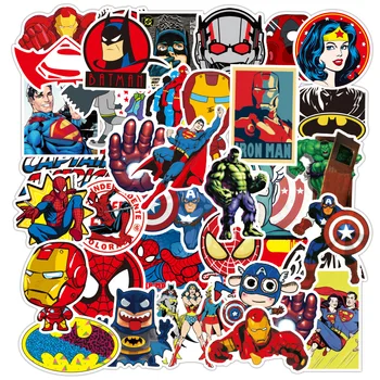 

100Pcs/lot Waterproof Sticker Anime cartoon stickers Skateboard Suitcase Snowboard Fridge Phone Laptop Stikers