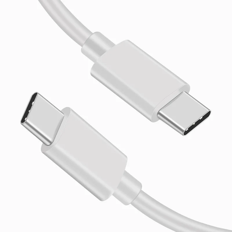 60 Вт USB C к usb type-C кабель для huawei mate 20 30 PD QC 4,0 Быстрая зарядка кабель для передачи данных для Macbook OPPO XIAOMI USB C кабель - Цвет: Слоновая кость