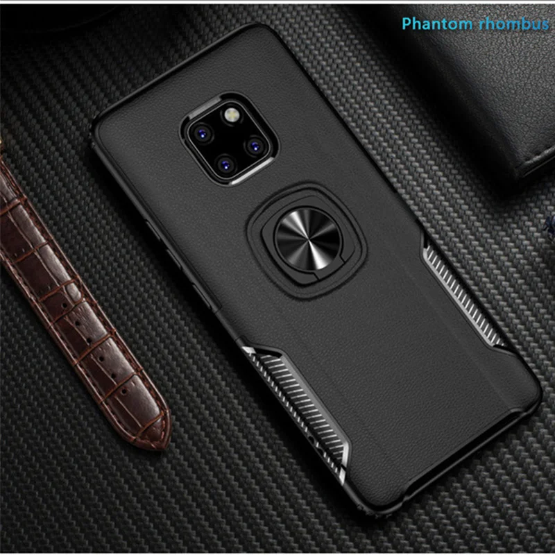Чехол для Huawei Mate 20 Pro P20 Lite роскошный магнитный автомобильный держатель чехол Mate20