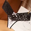 Women Fashion Thin Seamless Panties Sexy Bow Briefs Transparent Lace Low Waist Panties Women Underwear Gift ► Photo 2/6