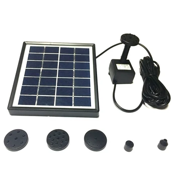 

New Solar Fountain Garden Water Pump For Landscape Pool Maximum Flow 220L/h