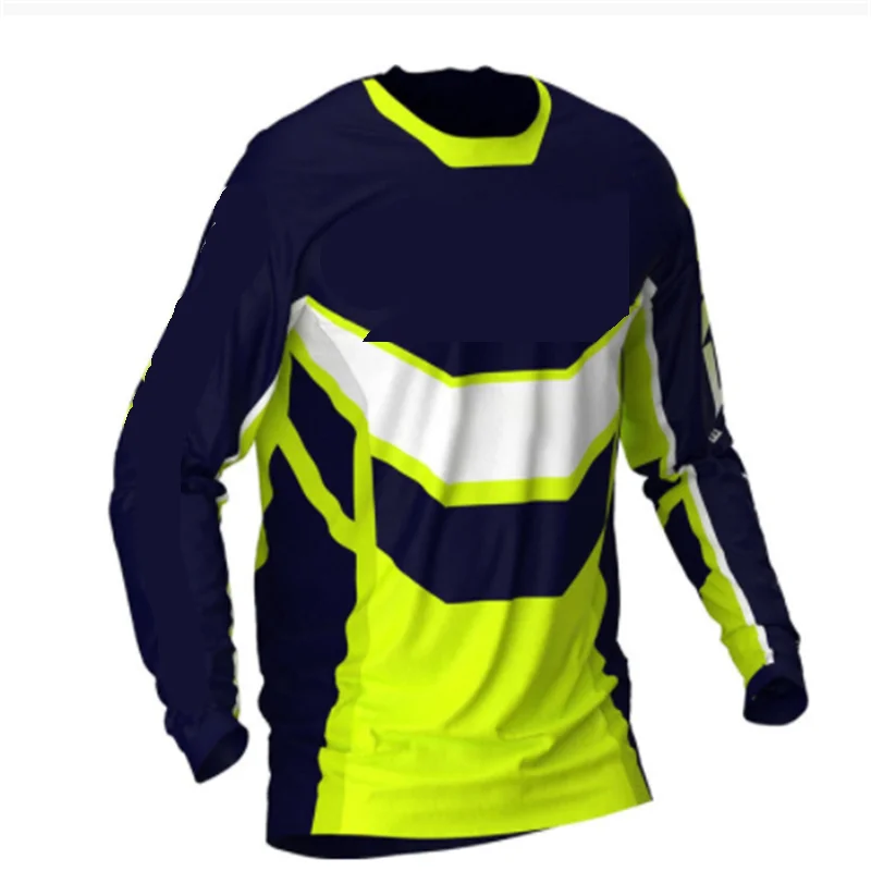 thumbnail image 1 of Camisetas de motocross para bicicleta de montaña, ropa transpirable para bicicleta, camisetas de ciclismo de manga larga, camisetas de descenso, camisetas de secado rápido para todo terreno y MTB, 1 of 5