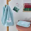 1/2/3PCS Towel Set Cotton Unicorn Towel Bath Towel Cute Cartoon Thickened Face Shower Towel Set Soft Blue Pink 70x140cm 6