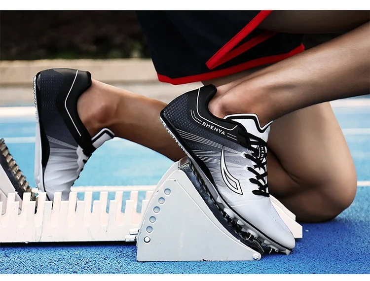 Мужская профессиональная спортивная обувь; женская обувь с шипами; обувь для бега; дышащая обувь с сеткой для трекинга; D0873