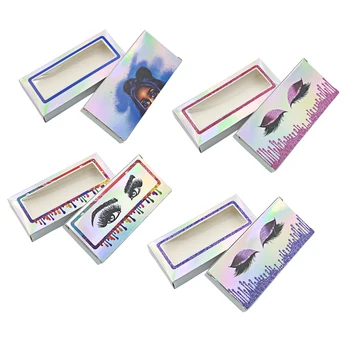 

Lash Boxes Packaging With Window Wholesale Color Boxes Makeup Set Eyelashes Package lash packaging bulk vendors
