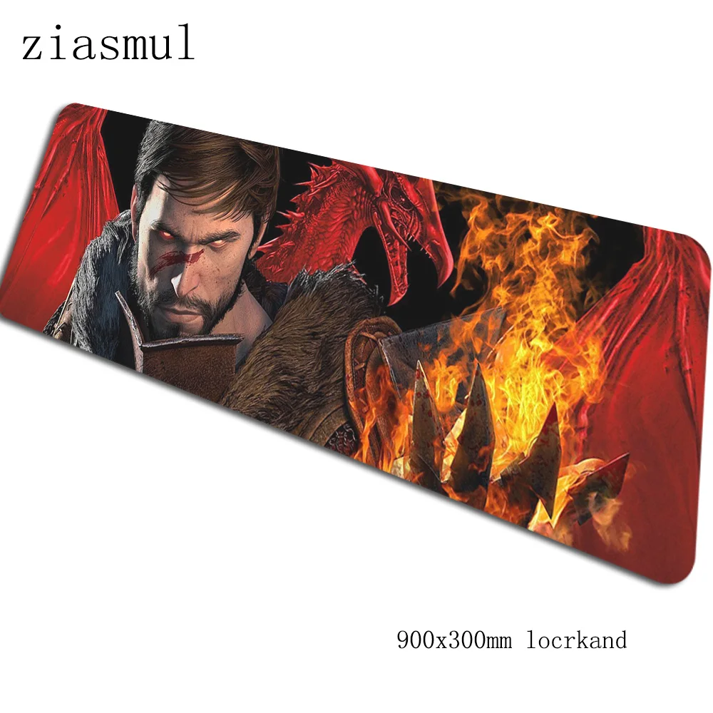 Коврик для мыши dragon age gamer 3d 90x30 см Коврик для мыши notbook игровой коврик для мыши большой коврик для мыши стол для компьютера коврик для мыши - Цвет: Size 900x300x2mm