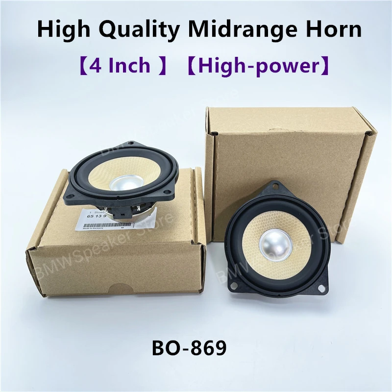 4 Inch Midrange Speakers For BMW E60-E66 F07 F01-F03 X3 E83 X5 E70 X6 E71 E72 3 5 7 Series Horn Loundspeakers Refit