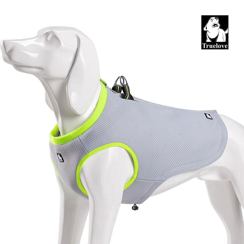 Truelove Pet Summer Dog Cooling Vest Clothes Harness for Dogs Adjustable Mesh Reflective Vest Coat Quick Cooling Pet Dog Clothes2