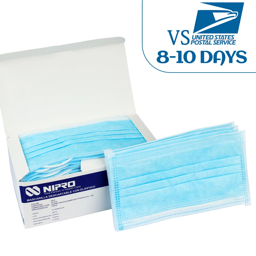 

Anti-Pollution 3 Layers Mask dust protection Masks for Hair Salon Disposable Face Masks Elastic Ear Loop Dust Filter Safety Mask