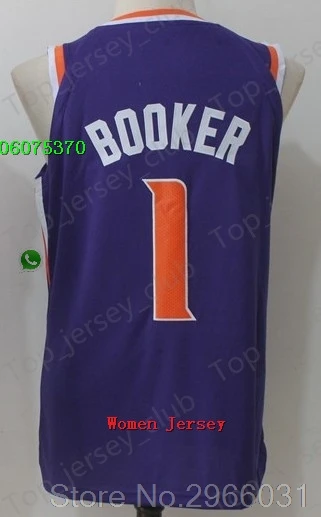 А+++ Феникс качество для женщин и взрослых#1 DEWIN Booker 22 DeAndre Ayton Jersey