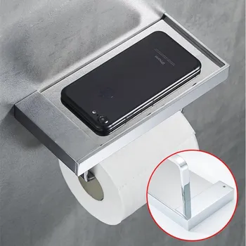 

Vidric top high quality total brass wall mounted Bathroom Lavatory Toilet Paper Holder Tissue Holder ,phone holder bathroom acce