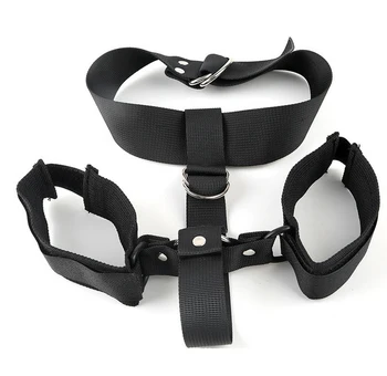 Bdsm Adjustable Bondage Handcuff Wrist Ankle Cuffs Gag Mouth Sexual Restraints Slave Neck Flirt Sex Toys For Couples Sex Product 5