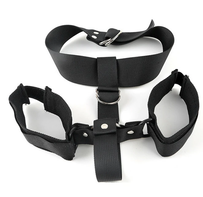 Bdsm Adjustable Bondage Handcuff Wrist Ankle Cuffs Gag Mouth Sexual Restraints Slave Neck Flirt Sex Toys