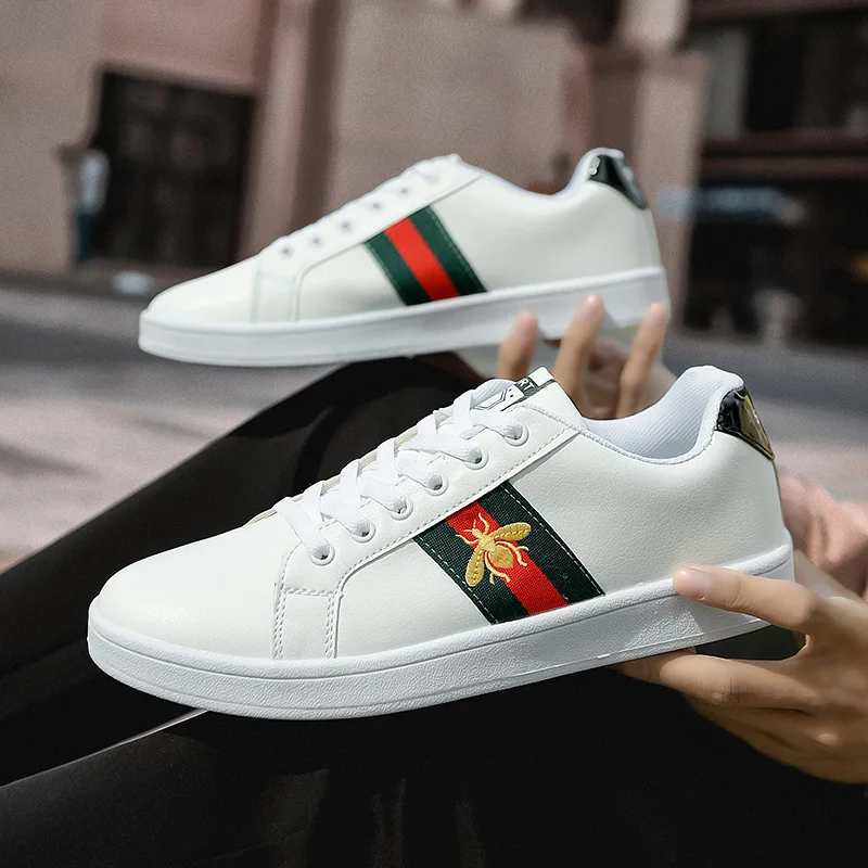 Zapatillas de correr transpirables para hombre, antideslizantes, con cordones, informales, Tenis, vulcanizados, nuevo estilo