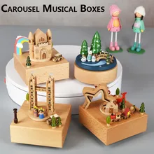 Деревянная музыкальная шкатулка, ретро подарок на день рождения, аксессуары для украшения дома, Красивая музыкальная шкатулка, хорошие музыкальные игрушки для детей, подарок Xl