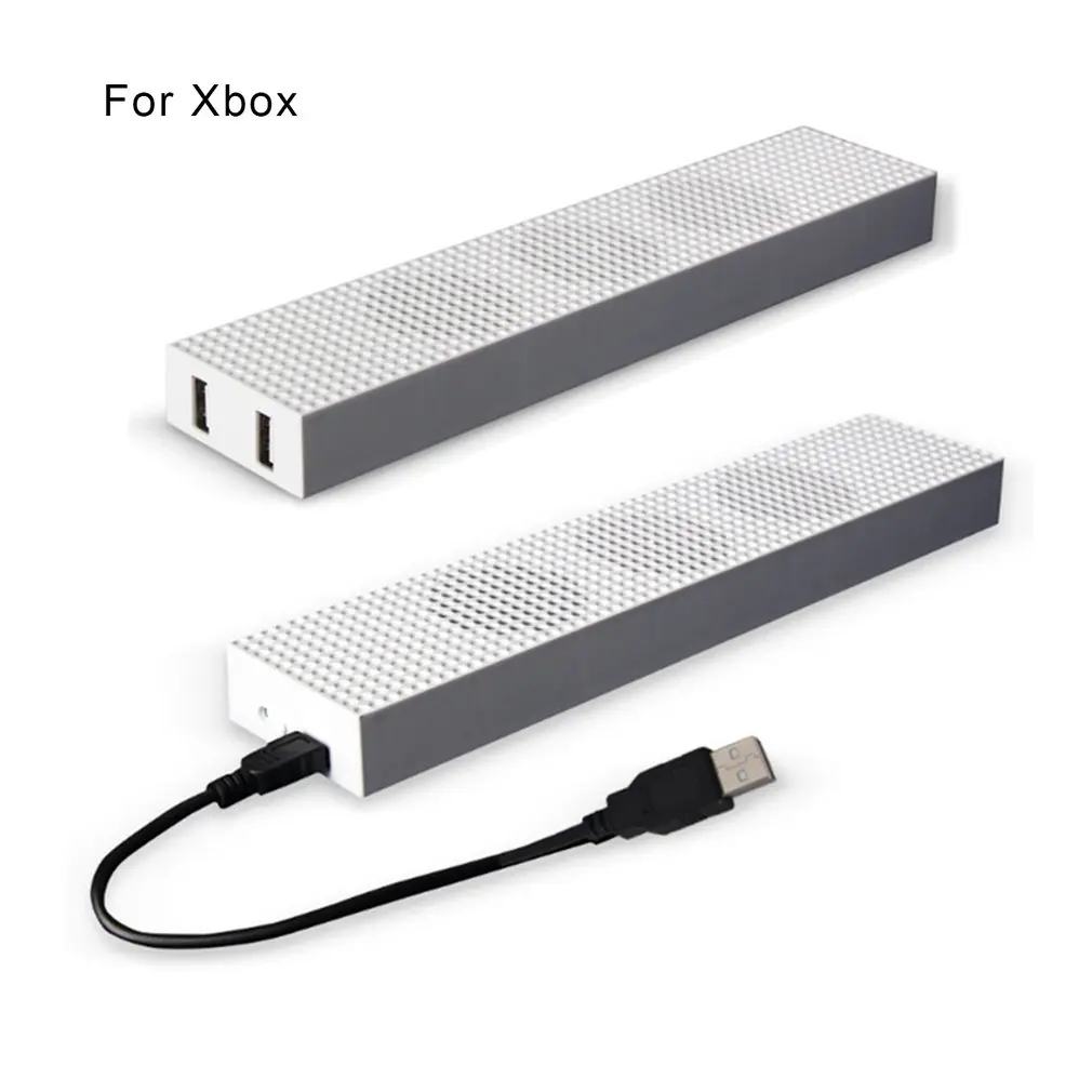 Охлаждающий вентилятор для Xbox One S с 2 usb-портами и 3 H/L регулировкой скорости Охлаждающие вентиляторы кулер для Xbox One тонкая игровая консоль