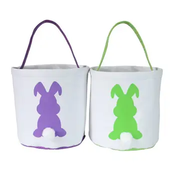 Preise Ostern Leinwand Eimer Niedlichen Kaninchen Mit Schwanz Geschenk Korb Gute QualitÀt Ostern Bunny Eimer Tragetaschen Party Festival Decor SN2990
