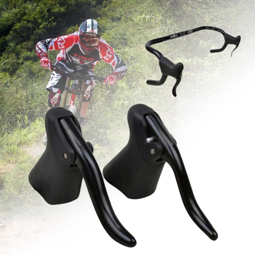 

Aluminum Bicycle Brake Handle MTB Mountain Bike Cycling Brake Levers Front Rear Brake Levers Drop Handlebar Set Bicycle Parts
