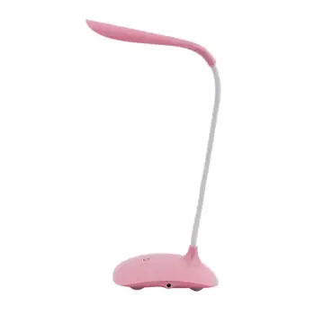 

Eye Protect led Light Table Lamp Stepless Dimmable Bendable USB Powered Touch Sensor Control LED Desk Lamp pink Reading Light