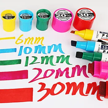 

Baoke Pop Mark Grams Pen 6mm12mm20mm30mm Marker Pen Marker Package Hand-Painted hai bao bi Ink