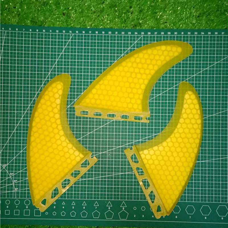 

Low price processing Future AM2 3-Fin Techflex Large Surfboard Fins Tri fin set surfing longboard accessories fiberglass fin