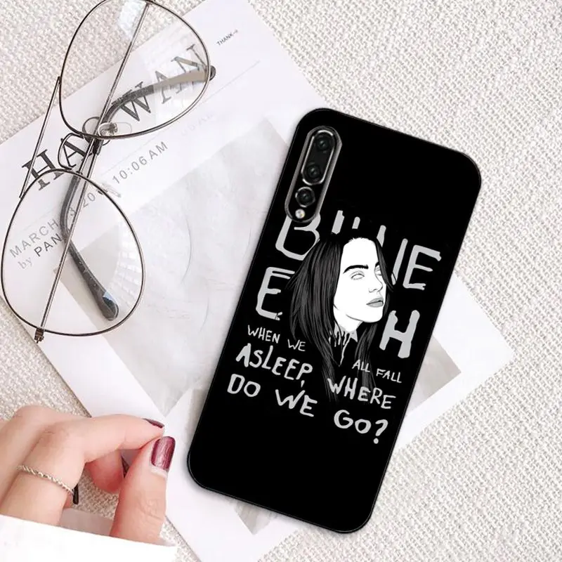 A9 MaiYaCa Billie Eilish 13 девушка чехол для телефона для huawei P20 P30 P20Pro P20Lite P30Lite P Smart P10 9lite - Цвет: A9