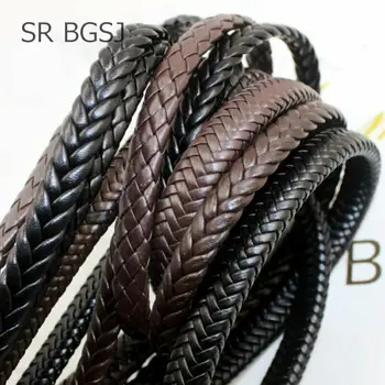 

Free Shipping 5m Necklace Bracelet Design DIY Thread Weave Genuine Leather Cord Rope