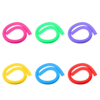 

6 Pieces 59inch Deluxe Foam Noodles - For Swim, Pool, Fun and Crafts - Mixed Colors