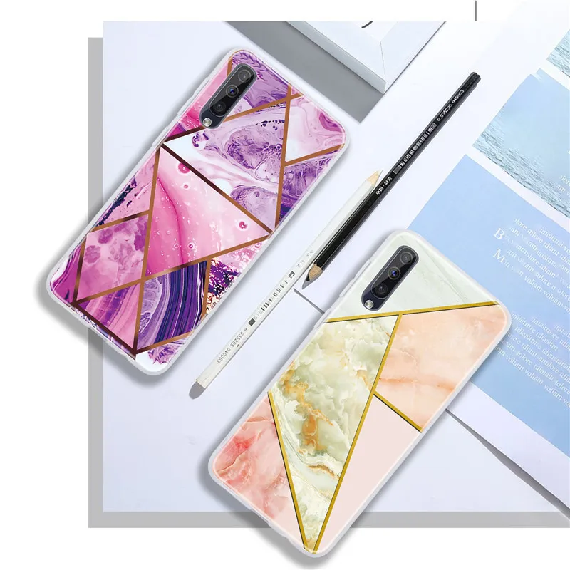 Мраморный чехол для Samsung Galaxy A70 A50 A40 A30 A10 A20 S10 E M30 S M10 Note10 S9 S8 A6 Plus A7 2018 A5 2017 Мягкий ТПУ