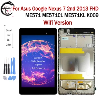 

ME571 Display For Asus Google Nexus 7 2nd Nexus7 2013 FHD ME571CL ME571KL K009 LCD Display Touch Screen Digitizer Assembly Frame