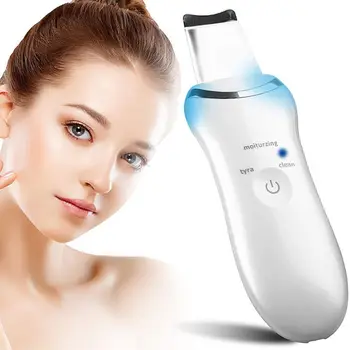 

Ultrasonic Skin Scrubber Face Spatula Pores Cleanser Blackhead Remover T4MB